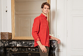 Red Fire Corduroy shirt - WAYNE