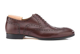 Burgundy Oxford shoes - Leather outsole with rubber pad - SURREY PATIN