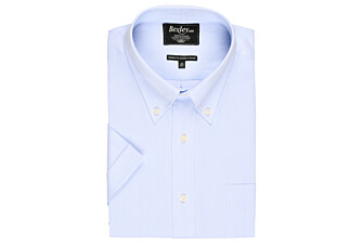 Pale Blue cotton shirt - American collar - PATRICK MC