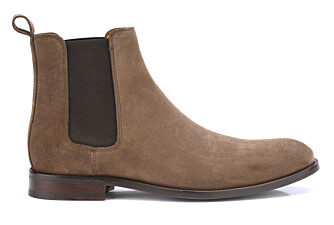 Taupe Suede Chelsea Boots - DAWSON II GOMME
