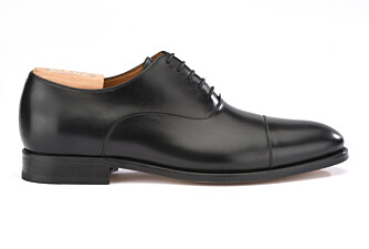 Black Oxford shoes - Leather outsole - WINFORD