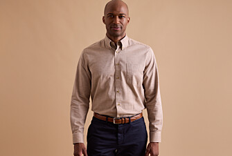 Camel Flannel shirt - Pocket - ALEXANDER