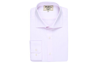 Pink Oxford shirt - Italian collar - ERNESTO