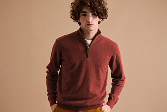 Spice Melange half-zip wool jumper - KEITHY
