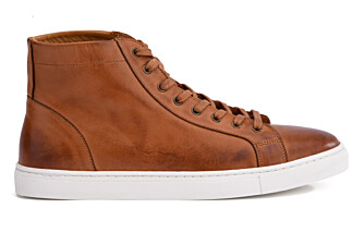 Patina Chestnut high top trainers - HAWTHORNE