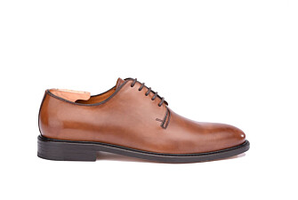 Patina Chestnut Oxford shoes - Leather outsole - CHINGFORD