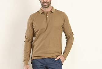 Camel Men's long sleeve polo shirt - ANDY II ML