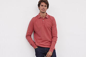 Brick Men's long sleeve polo shirt - ANDY II ML
