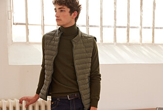 Khaki Down Gilet - NIELS II