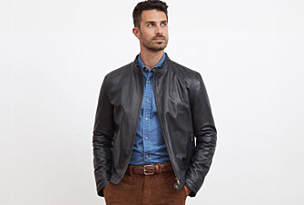 Black Leather Jacket - CARTER
