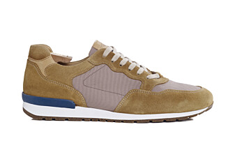 Camel Suede Leather Trainers - CANBERRA II