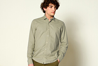 Lime Green cotton linen shirt - SILBERT