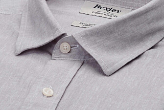 Men’s Light Greige Chambray Shirt - SILBERT