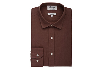 Men’s Mocha Chambray Shirt - SILBERT