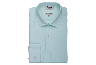 Men’s Pale Green Chambray Shirt - SILBERT