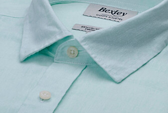 Men’s Pale Green Chambray Shirt - SILBERT