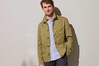 Men's Light Khaki Cotton Jacket - FÉLICIEN