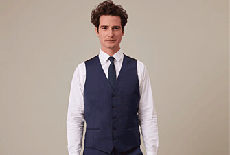 Men's Prussian Blue Suit Waistcoat - LAZARE