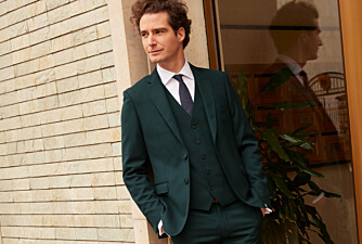 Men's Bottle Green Suit Waistcoat - LAZARE