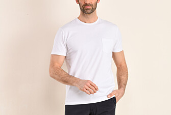 White organic cotton plain t-shirt - EDGAR II