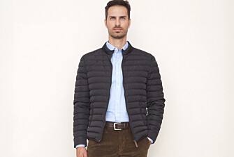 Charcoal Lightweight Puffer Jacket - SVEN III