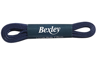 1 pair of Navy shoelaces for leather trainers
