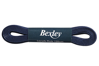 1 pair of Navy shoelaces for men's trainers