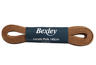 1 pair of Cognac shoelaces for men's high top trainers