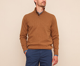 Chamois High-collar wool jumper - KILTAN