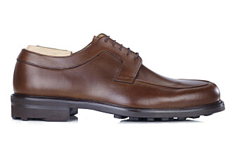 Brown Cognac Derby Shoes - Rubber outsole - HUDSON II GOMME COUNTRY