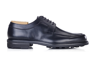 Black Derby Shoes - Rubber outsole - HUDSON GOMME COUNTRY