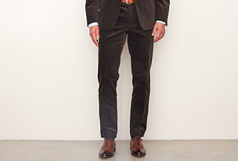 Men's Brown Suit Trousers - LÉONTILDE