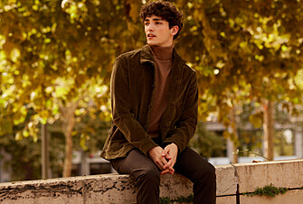 Men's Corduroy Olive Jacket - FIDÉLIEN