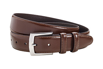 Patina Chestnut Luxury Belt for men - WESTGATE SILVER II