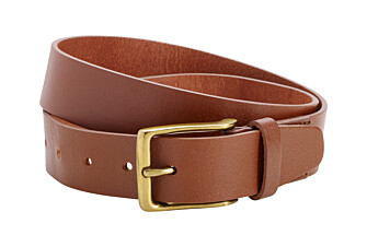 Men's Patina Chestnut Leather Belt - WESTWOOD III
