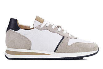Beige suede and Black Men's Trainers - MURTOA