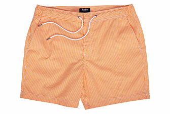 Orange stripes Men's swim short - BRENTAN