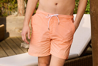 Orange stripes Men's swim short - BRENTAN
