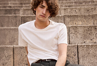 White organic cotton plain t-shirt - EDGAR III
