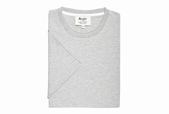 Light Grey Melange organic cotton plain t-shirt - EDGAR III