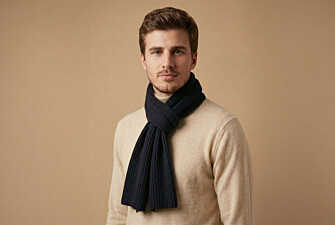 Black Lambswool Scarf