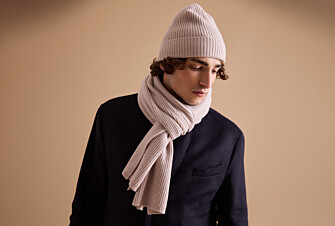 Light Beige Lambswool Scarf
