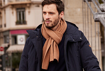 Melange Hazelnut Lambswool Scarf