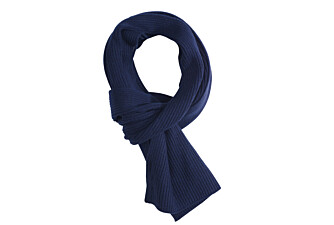 Navy Blue Lambswool Scarf