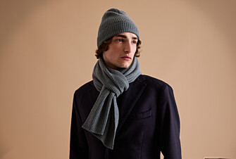 Green Melange Lambswool Scarf