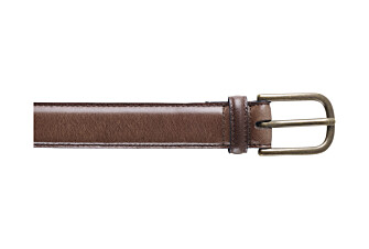 Patina Brown leather Belt for men - SOUTHGATE