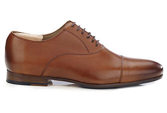 Patina Cognac Oxford shoes - Leather outsole & rubber pad - LENNOX PATIN