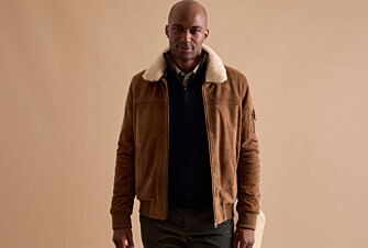 Havana Leather Aviator Jacket - EVERETT II