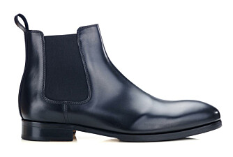 Black Leather Chelsea Boots - CHENEY PATIN