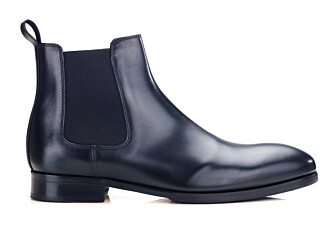 Black Leather Chelsea Boots - CHENEY PATIN